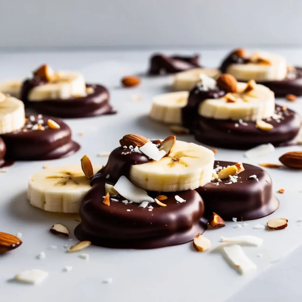 Chocolate-Dipped Banana Bites