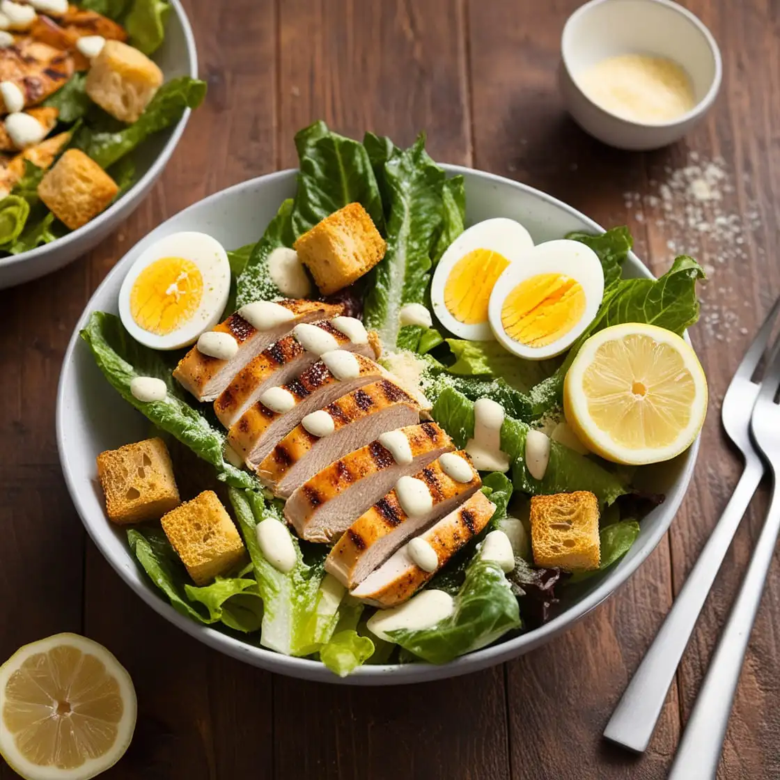 Grilled Chicken Caesar Salad A Classic Lunch Recipe with a Twist