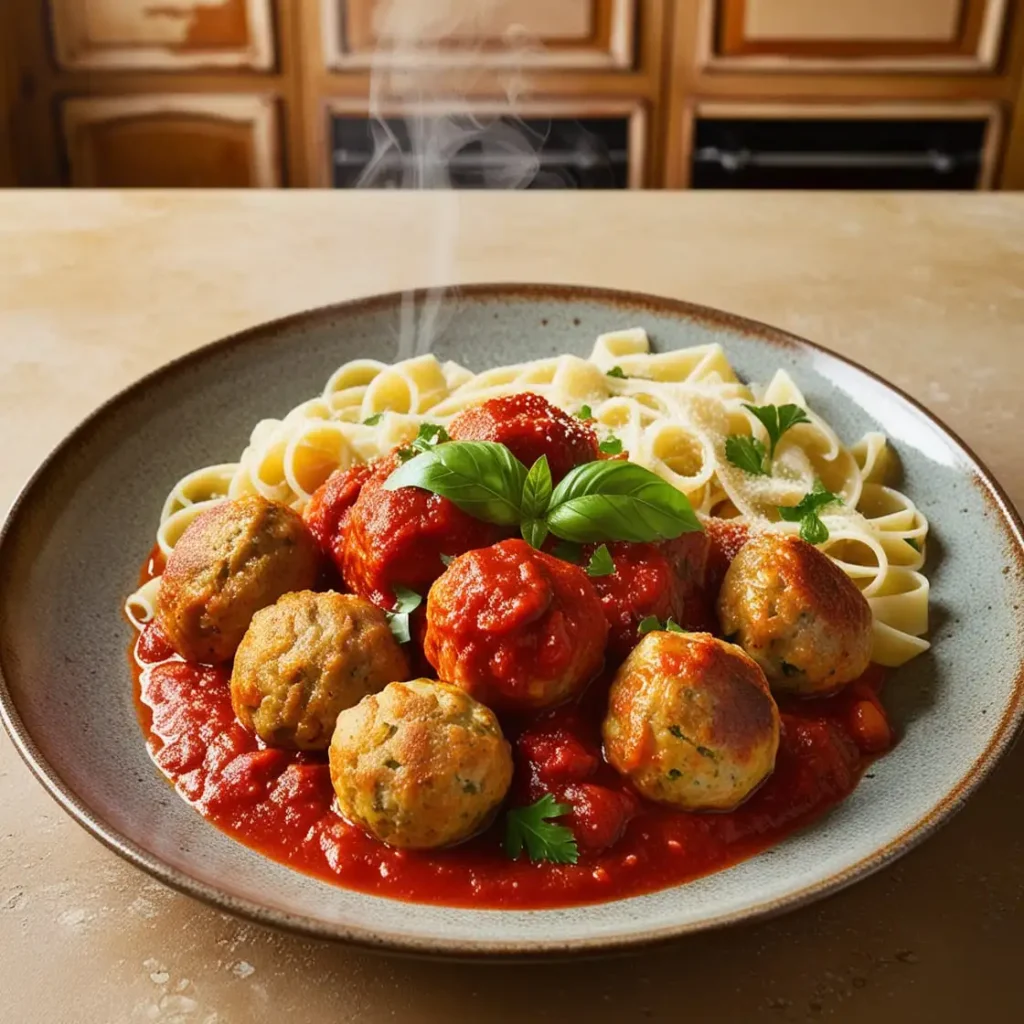 Turkey Meatballs with Marinara Sauce