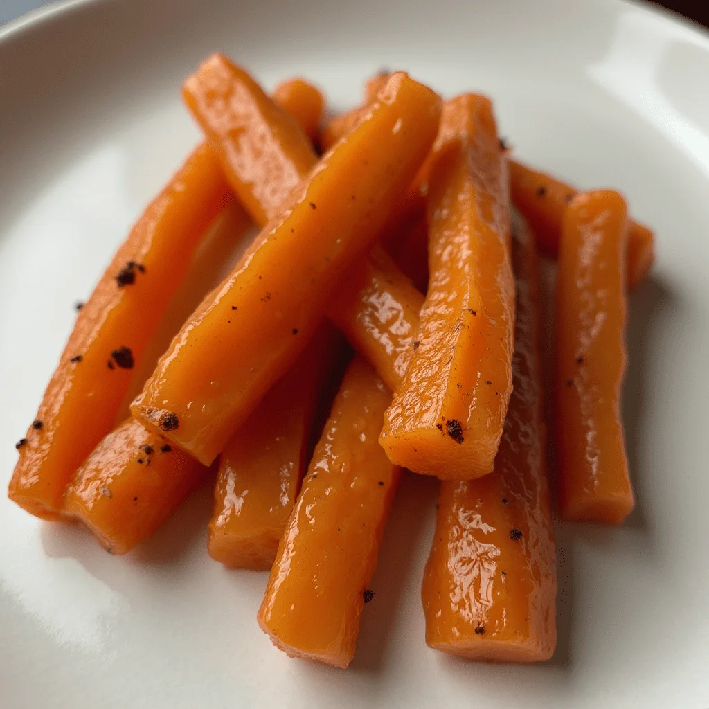 Brown Sugar Cinnamon Glazed Carrots