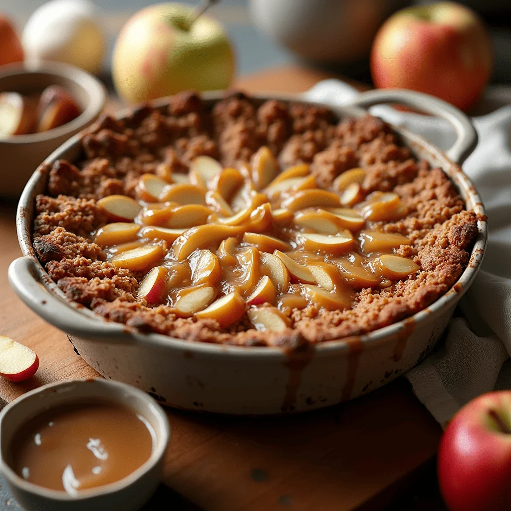 Caramel Apple Betty