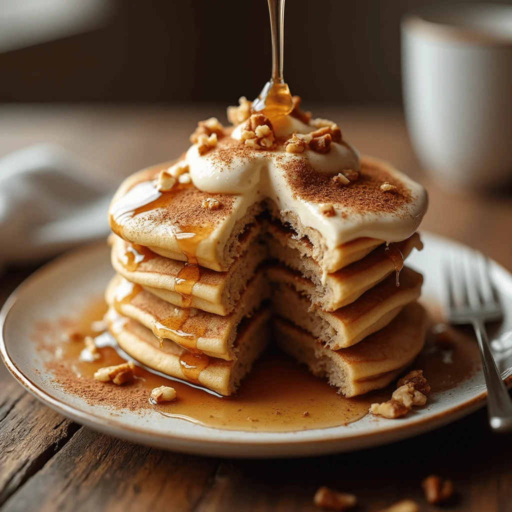 Cinnamon Roll Pancakes