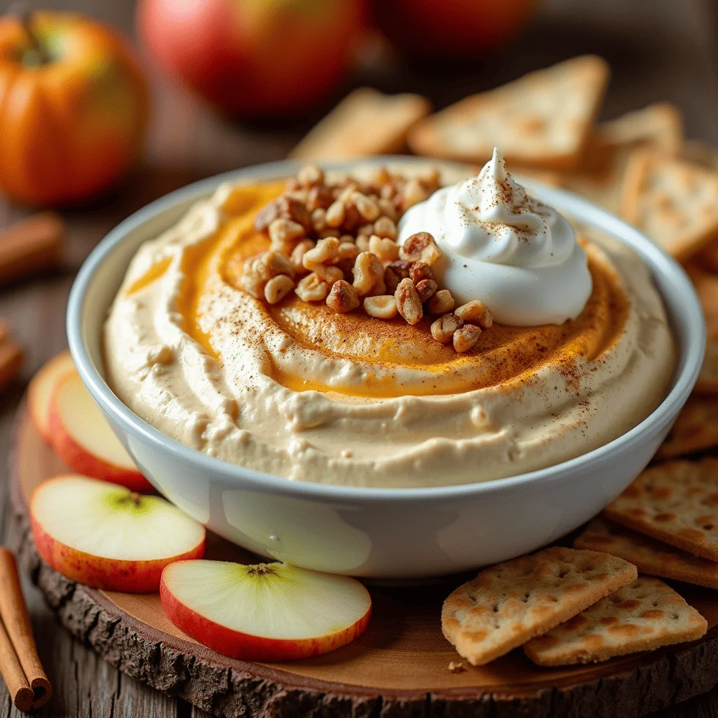 Higher Protein Pumpkin Pie Cream Cheese Dip