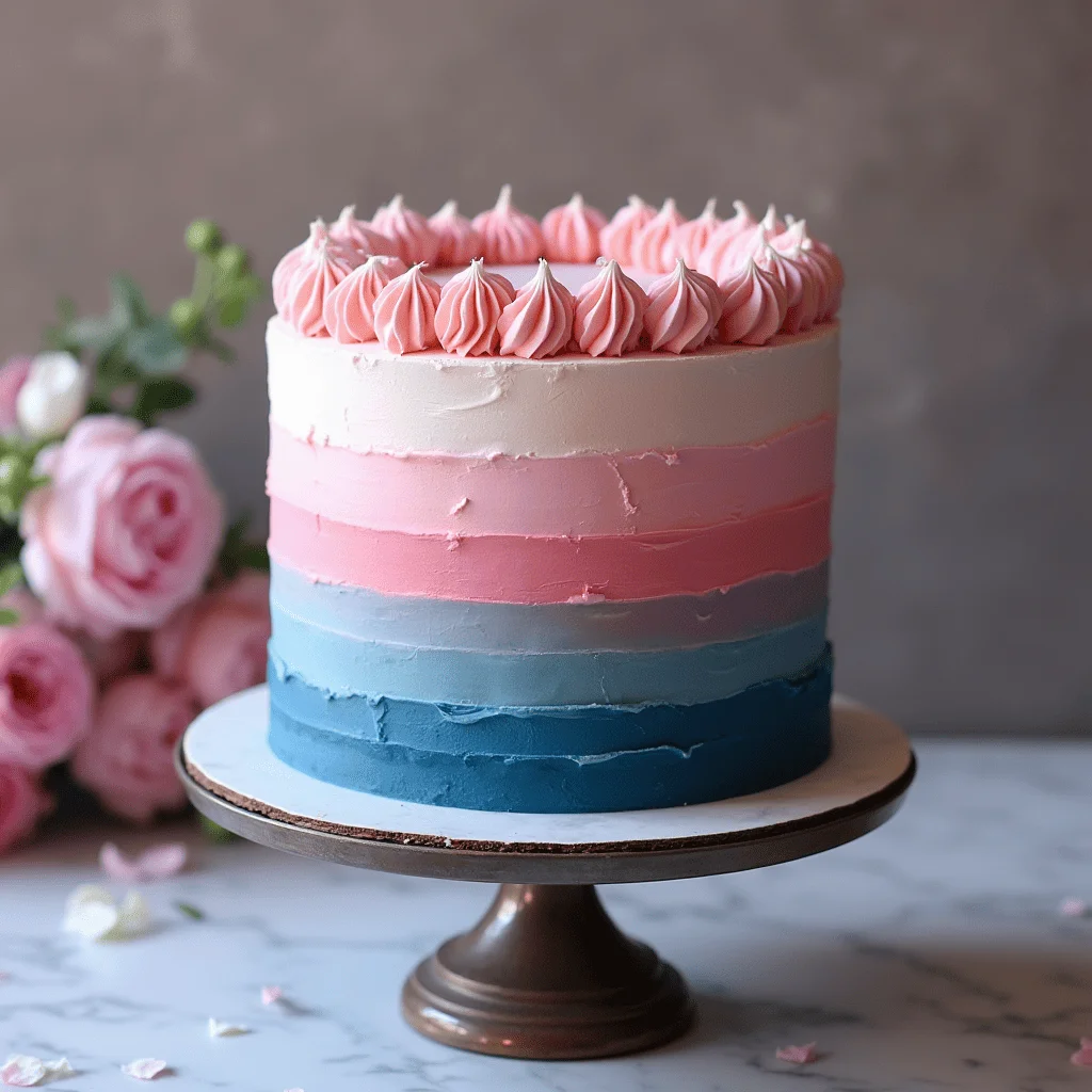 Ombre Cake