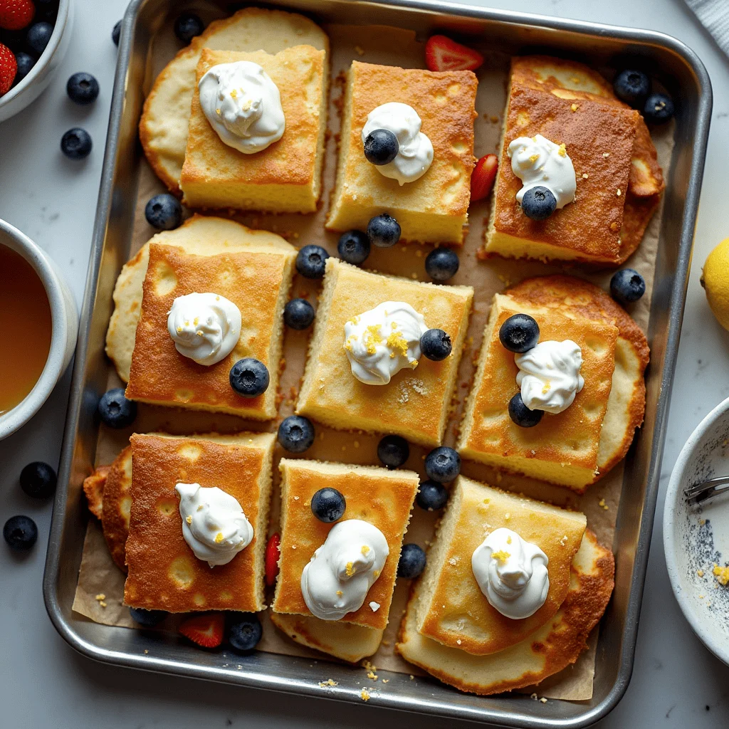 Sheet-Pan Lemon-Ricotta Pancakes