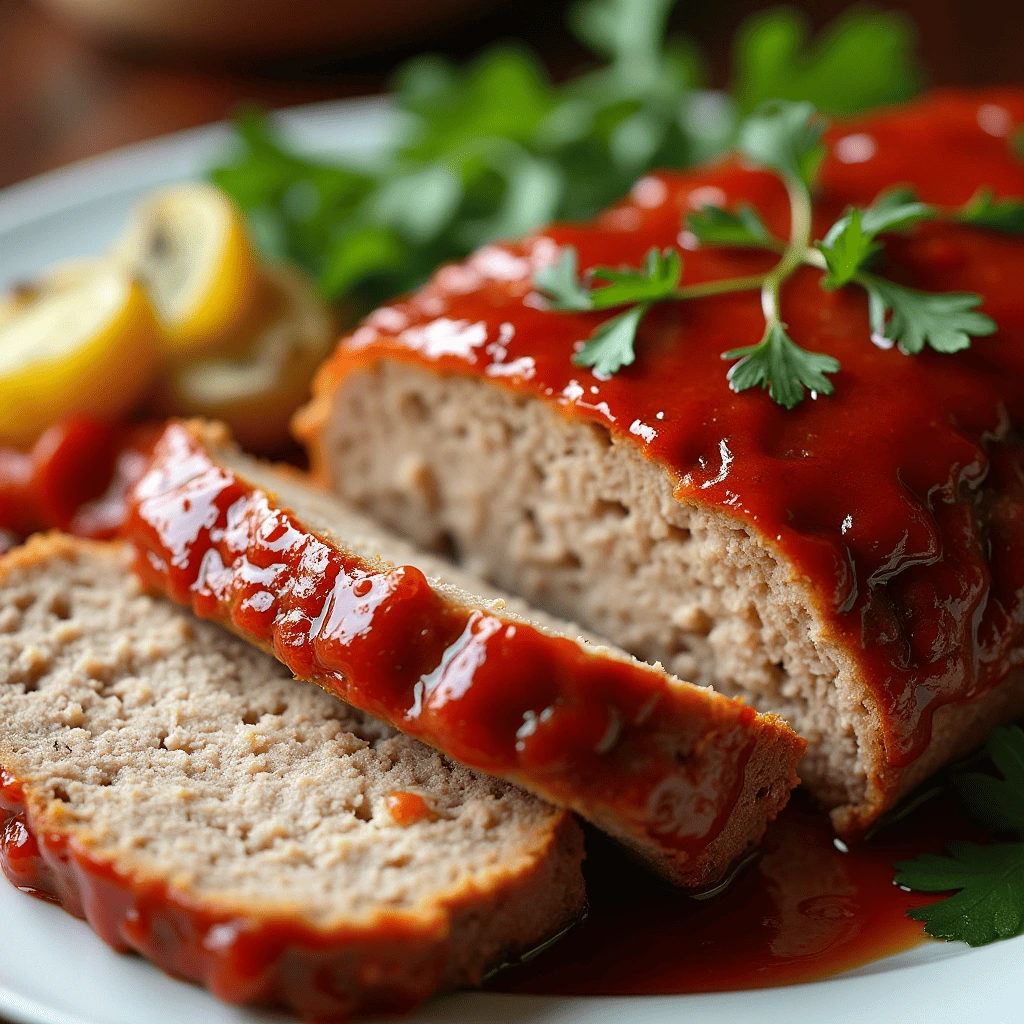 The Finished Turkey Meatloaf Dish